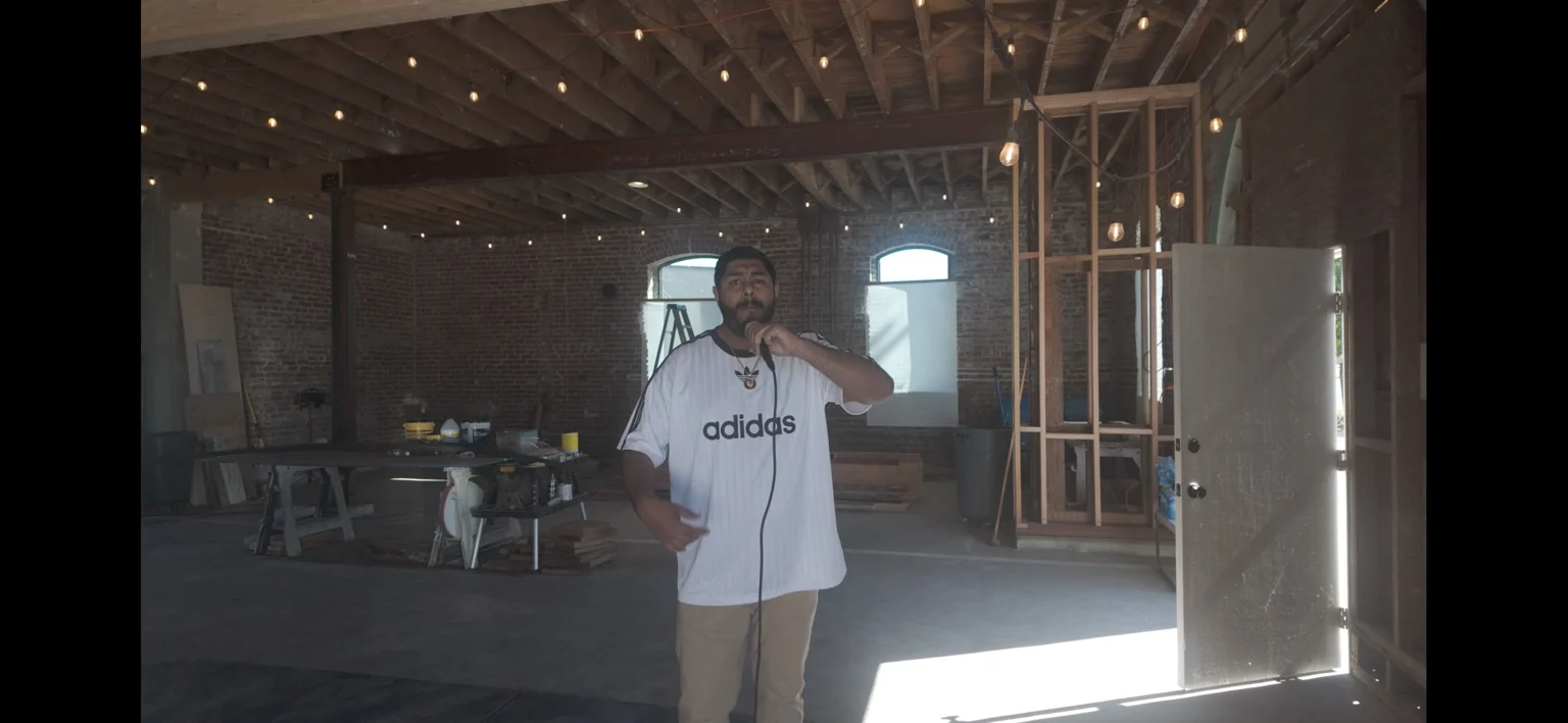 BIG SOLIS behind the scenes